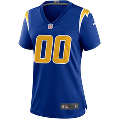 Los Angeles Chargers Women's Alternate Custom Game Jersey - Royal outlet