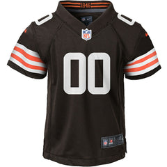 Cleveland Browns Youth Custom Game Jersey - Brown cheap