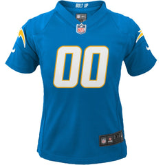 Los Angeles Chargers Youth Custom Game Jersey - Powder Blue outlet