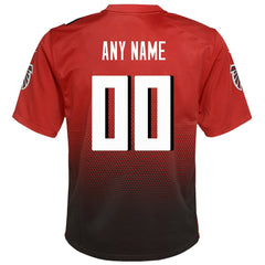 Atlanta Falcons Youth Alternate Custom Game Jersey - Red discount