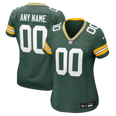 Green Bay Packers Women's Custom Game Jersey - Green online