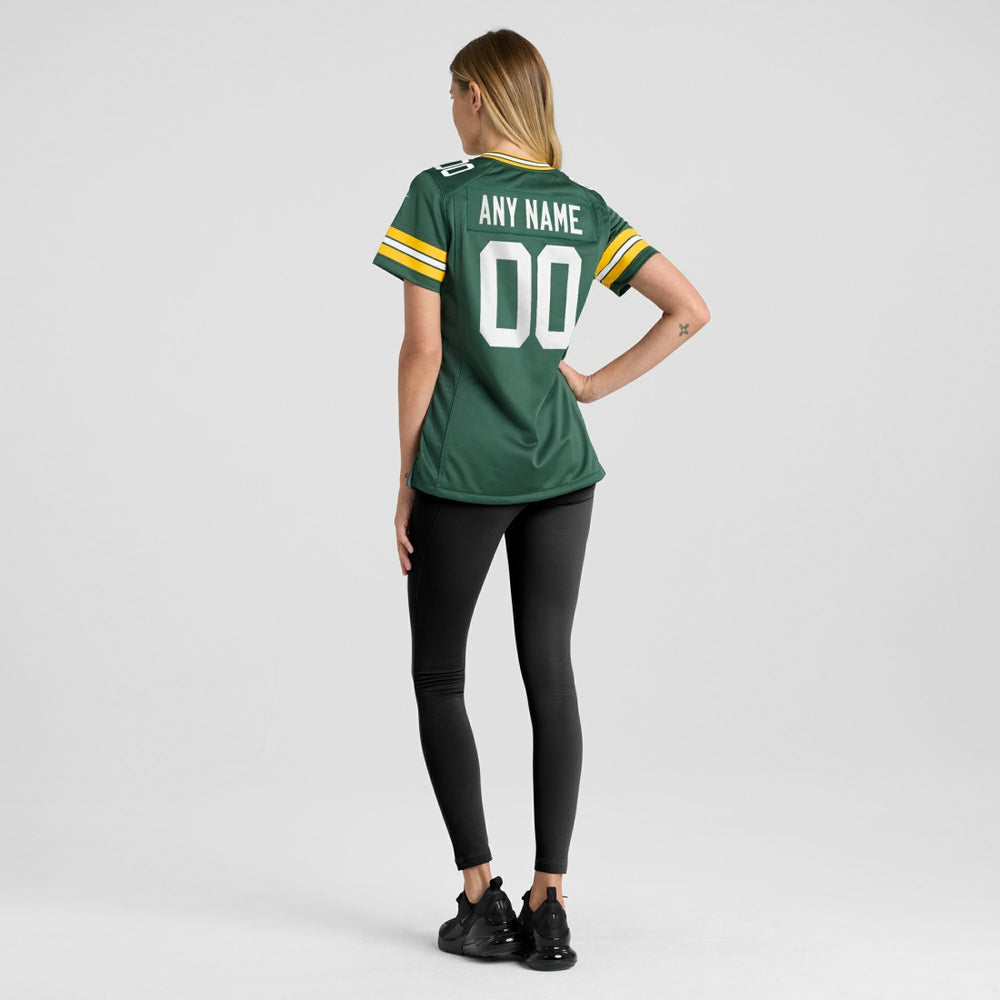 Green Bay Packers Women's Custom Game Jersey - Green online