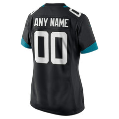 Jacksonville Jaguars Women's Custom Jersey - Black on sale