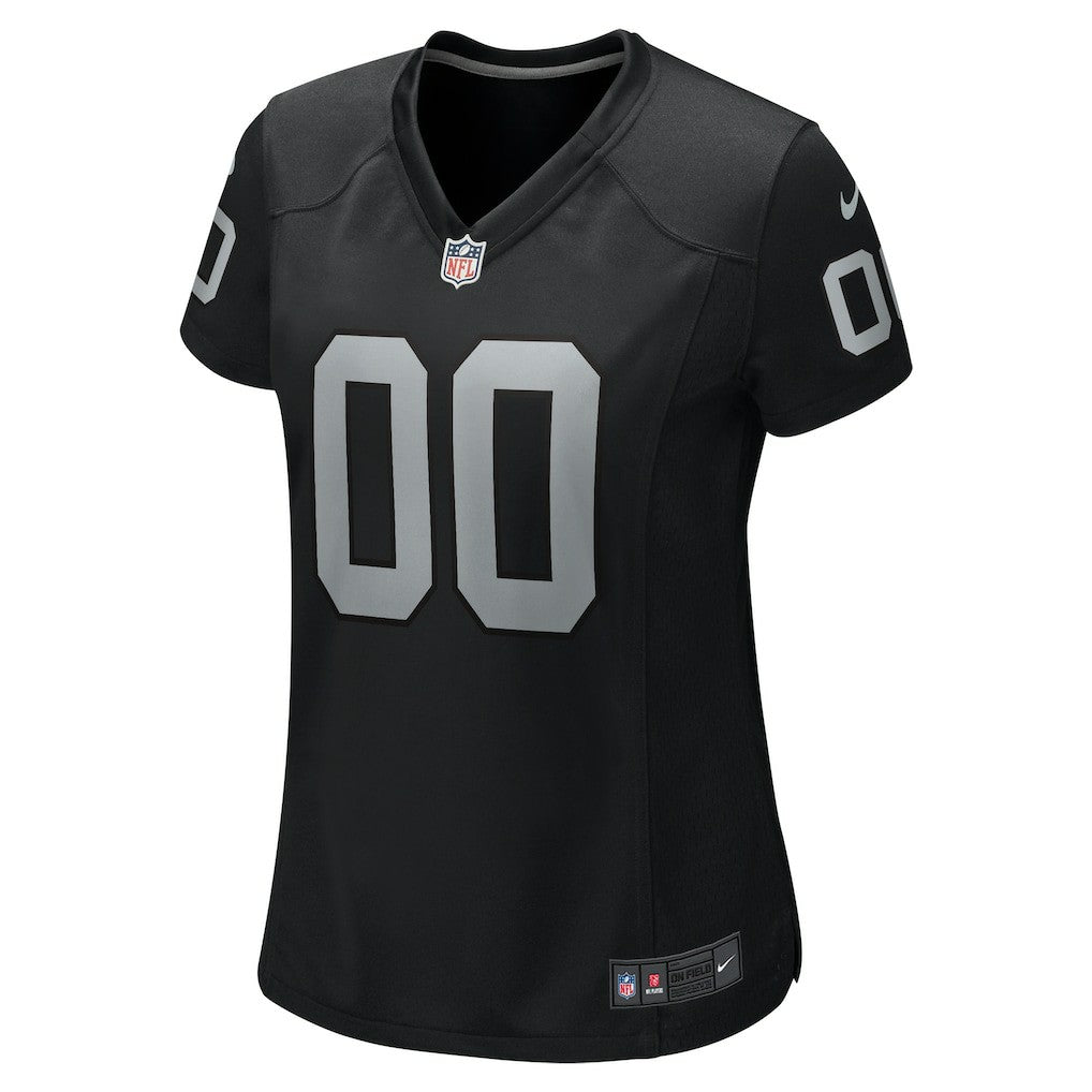 Las Vegas Raiders Women's Custom Game Jersey - Black outlet