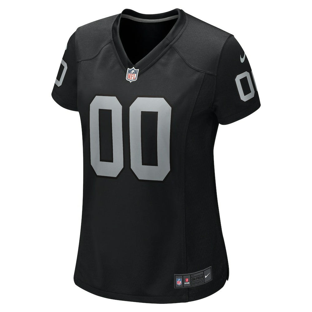 Las Vegas Raiders Women's Custom Game Jersey - Black outlet