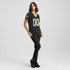 New Orleans Saints Women's Custom Game Jersey - Black for sale