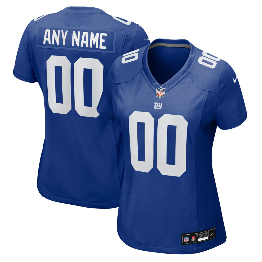 New York Giants Women's Custom Jersey - Royal for sale