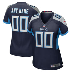 Tennessee Titans Women's Custom Game Jersey - Navy for sale