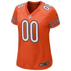 Chicago Bears Women's Alternate Custom Game Jersey - Orange on sale