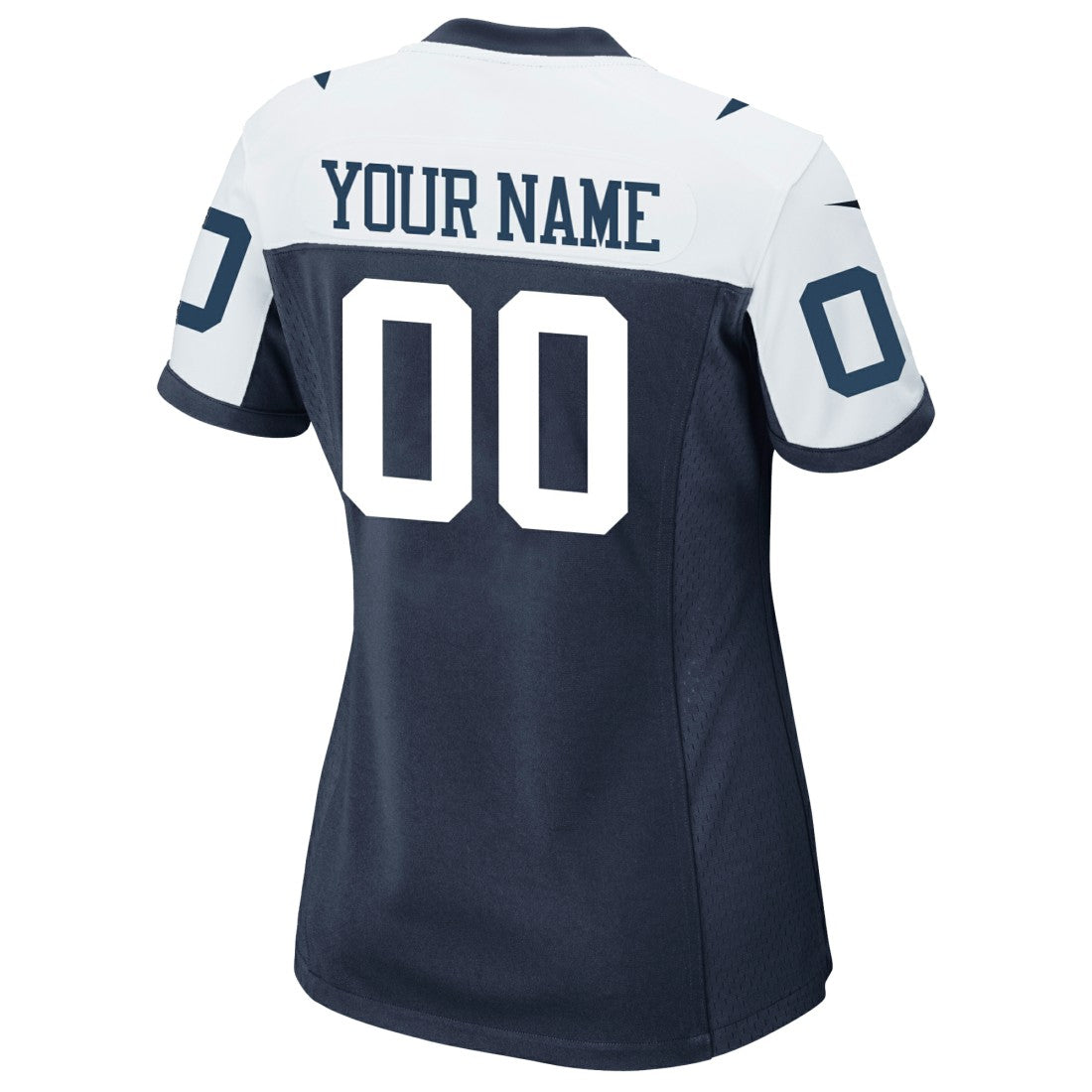Dallas Cowboys Women's Alternate Custom Game Jersey - Navy discount