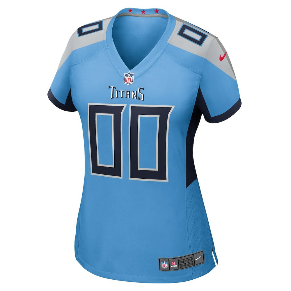 Tennessee Titans Women's Alternate Custom Game Jersey - Light Blue outlet