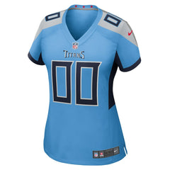 Tennessee Titans Women's Alternate Custom Game Jersey - Light Blue outlet