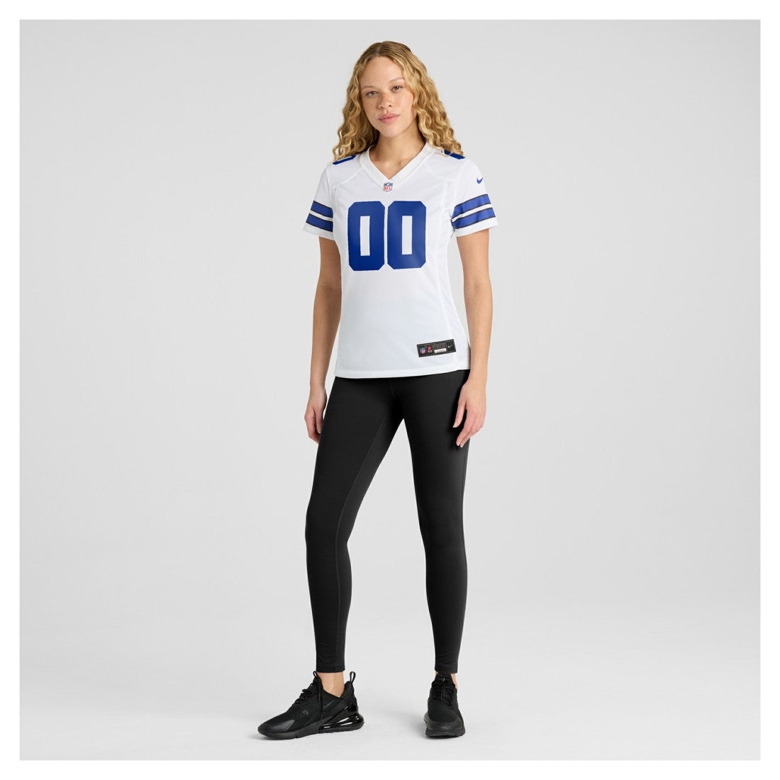 Dallas Cowboys Women's Custom Game Jersey - White outlet