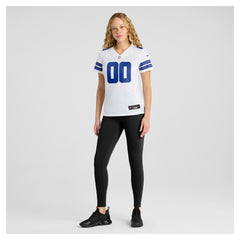 Dallas Cowboys Women's Custom Game Jersey - White outlet