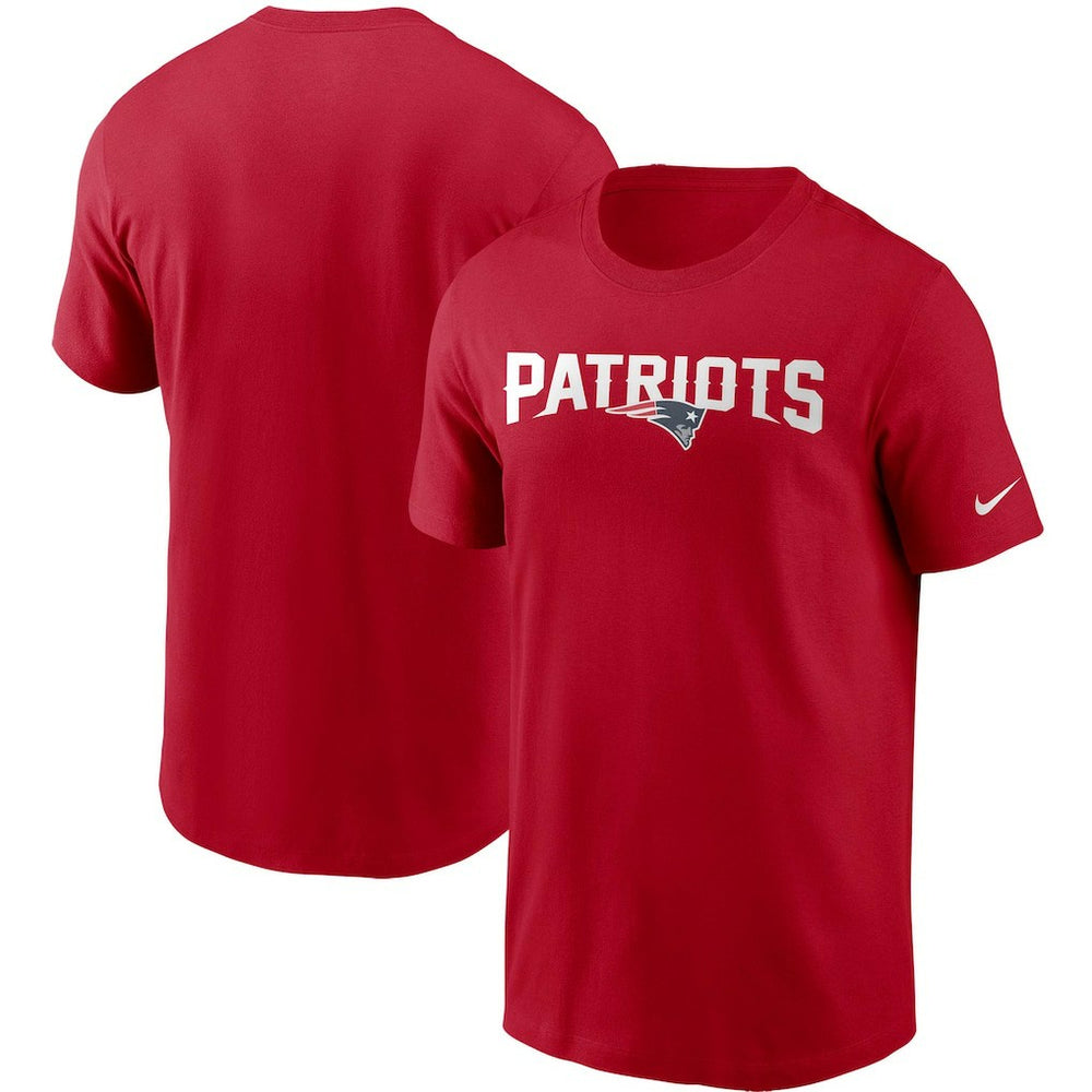 New England Patriots Team Wordmark T-Shirt - Red outlet