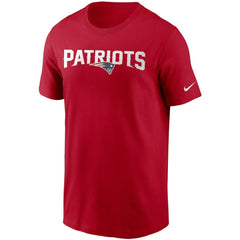 New England Patriots Team Wordmark T-Shirt - Red outlet
