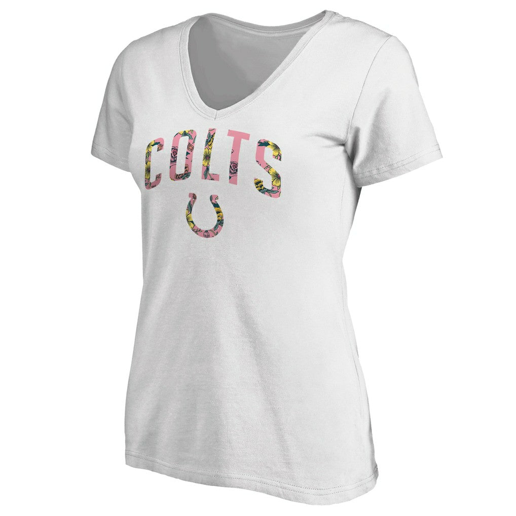Indianapolis Colts Women's Floral Arch T-Shirt - White sale