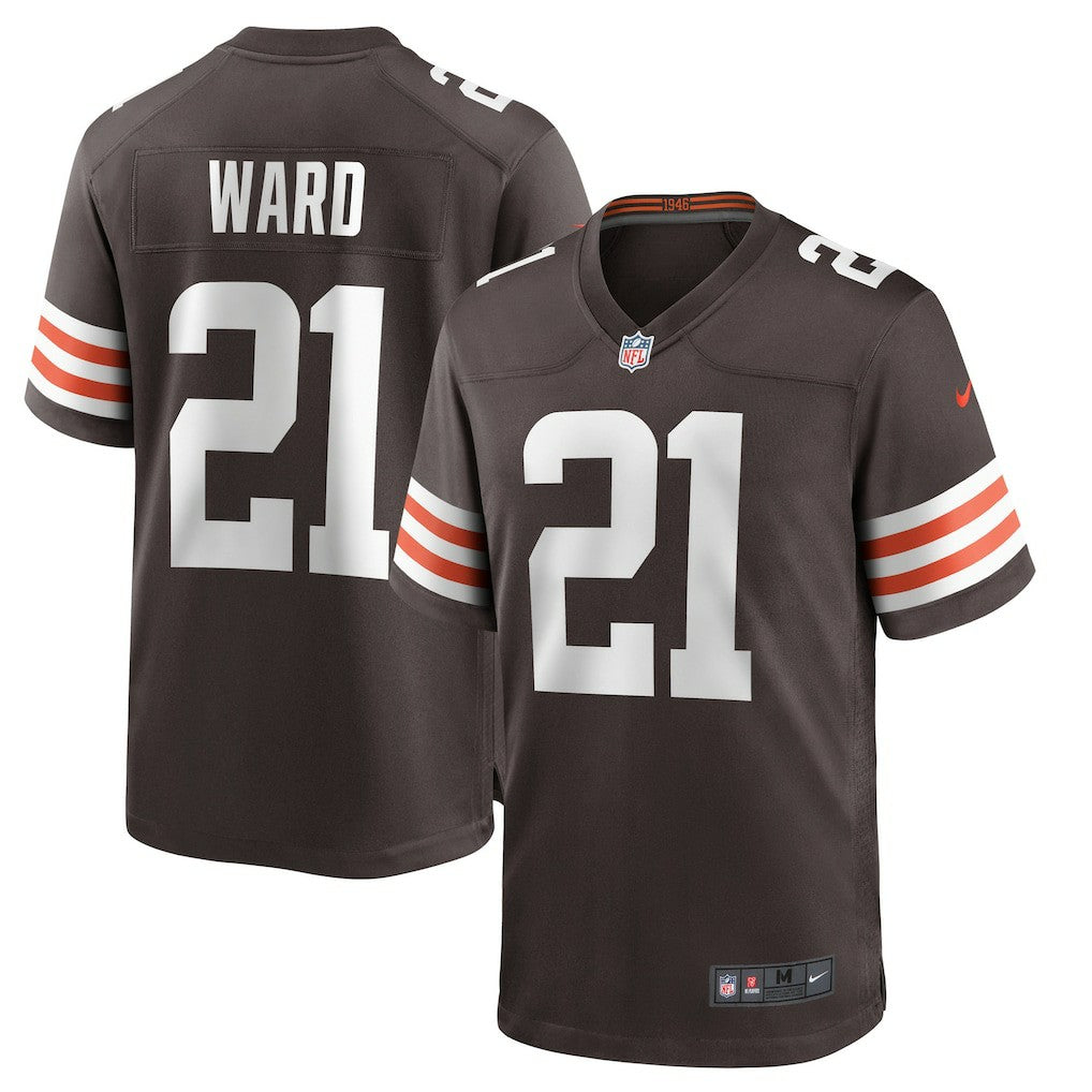 Denzel Ward Cleveland Browns Player Game Jersey - Brown sale