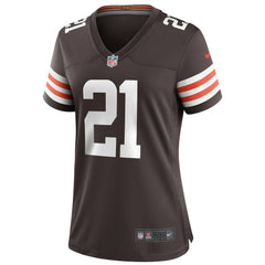 Denzel Ward Cleveland Browns Women's Player Game Jersey - Brown on sale