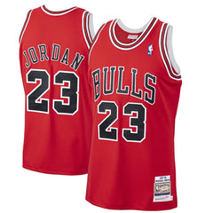Michael Jordan Chicago Bulls 1997/98 Hardwood Classics Authentic Jersey sale - Scarlet discount