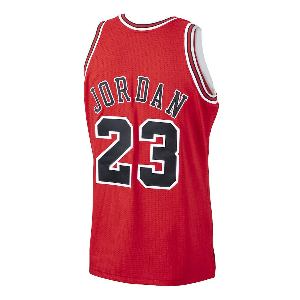 Michael Jordan Chicago Bulls 1997/98 Hardwood Classics Authentic Jersey sale - Scarlet discount