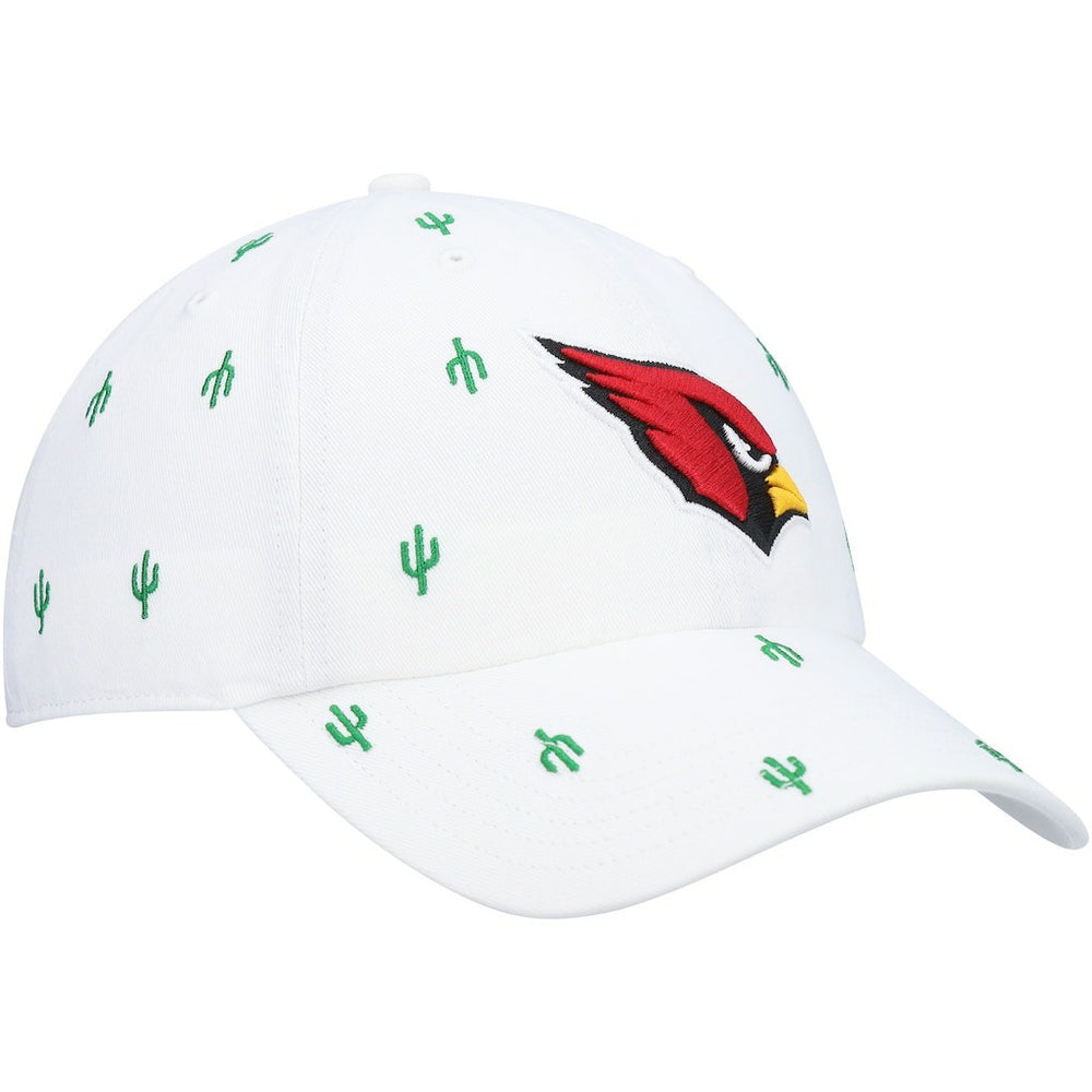 Arizona Cardinals '47 Women's Confetti Clean Up Adjustable Hat - White discount