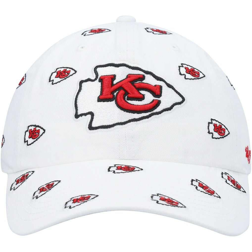 Kansas City Chiefs '47 Women's Confetti Clean Up Adjustable Hat - White sale