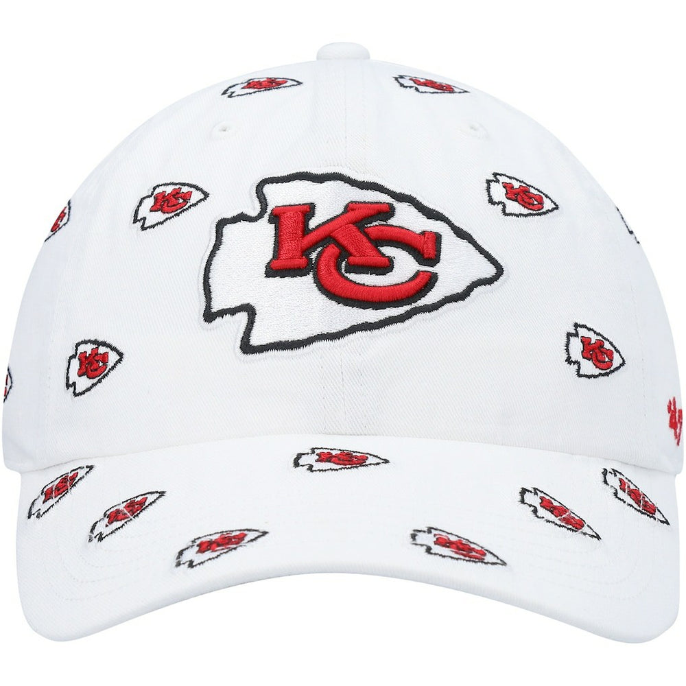 Kansas City Chiefs '47 Women's Confetti Clean Up Adjustable Hat - White sale
