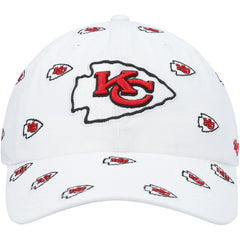 Kansas City Chiefs '47 Women's Confetti Clean Up Adjustable Hat - White sale