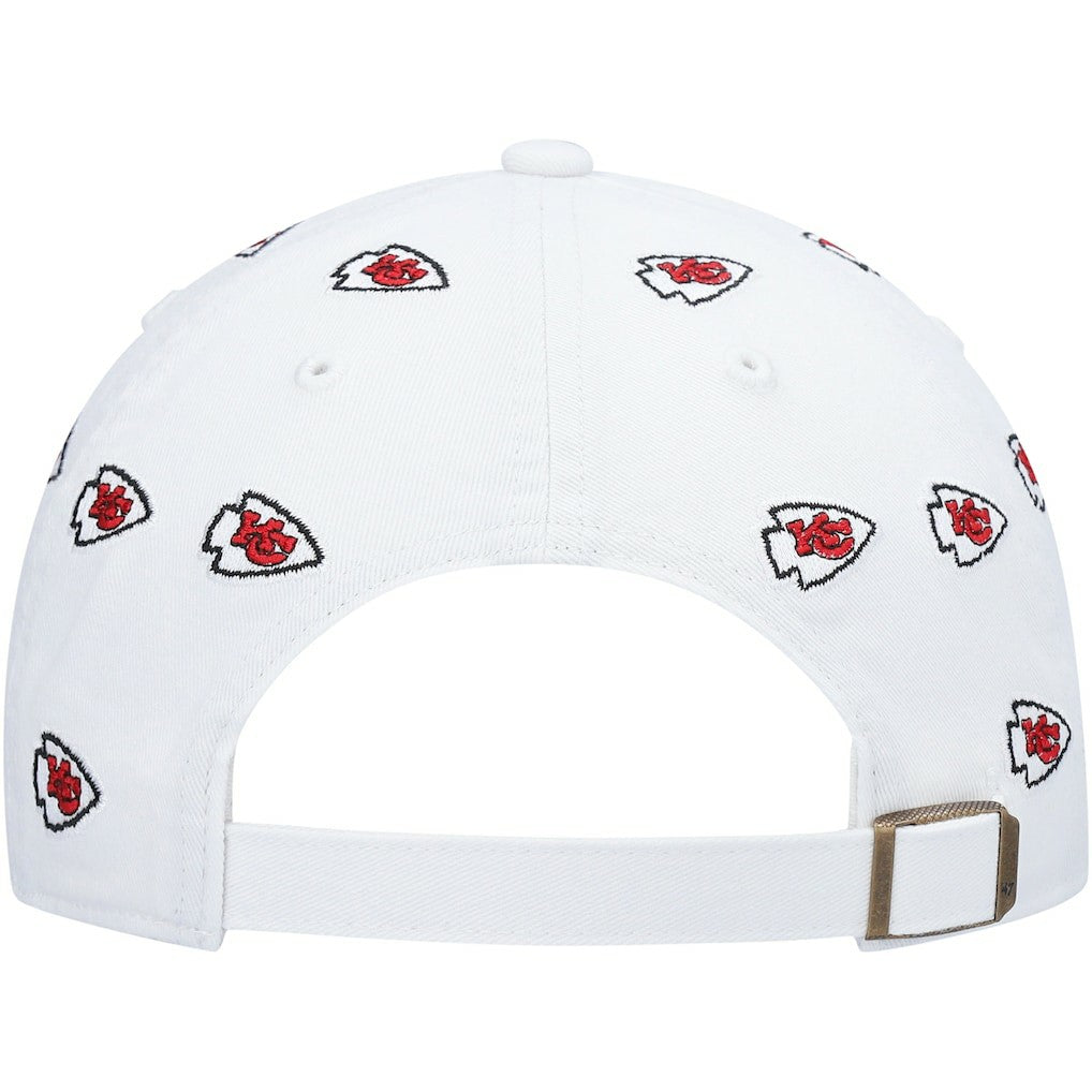 Kansas City Chiefs '47 Women's Confetti Clean Up Adjustable Hat - White sale