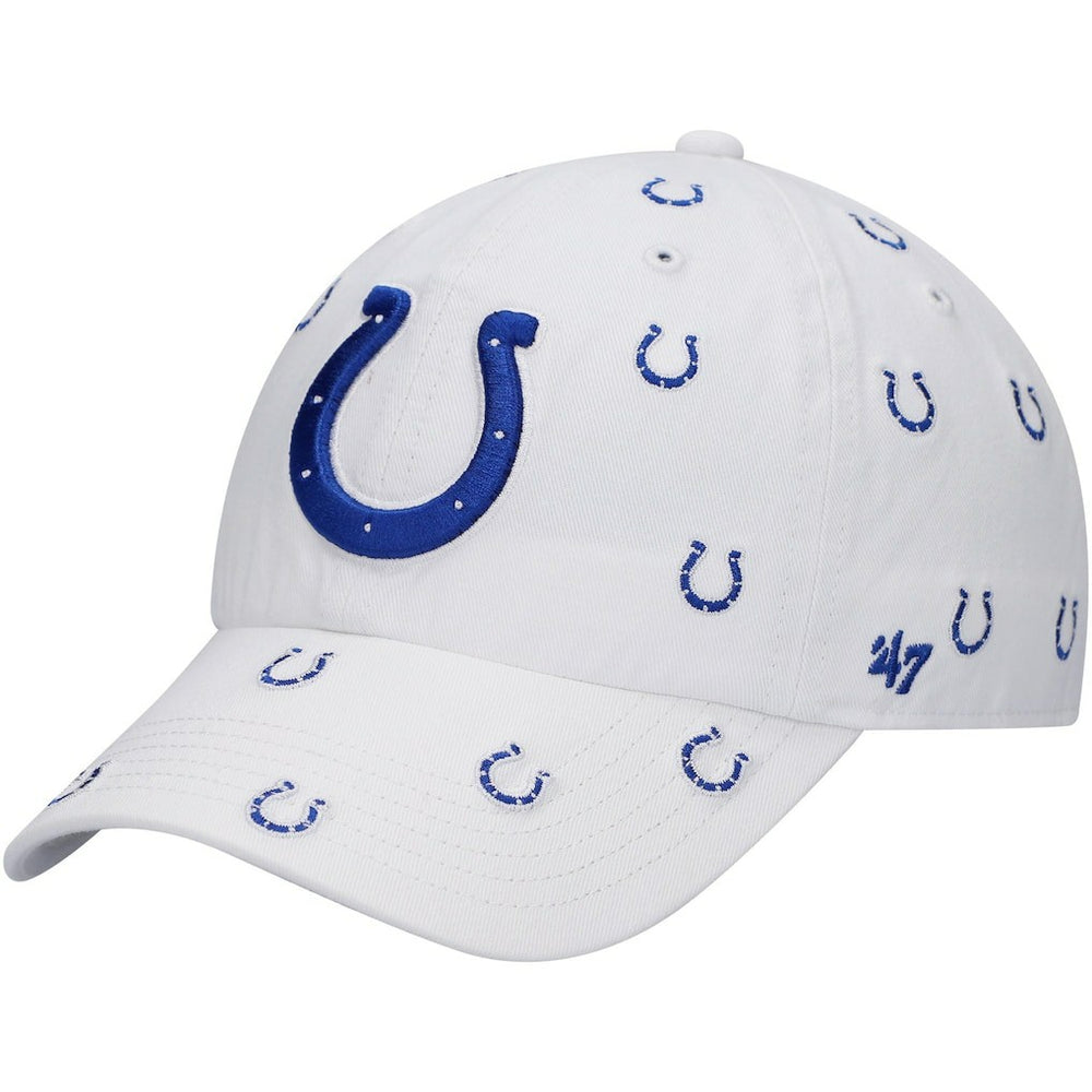 Indianapolis Colts '47 Women's Confetti Clean Up Adjustable Hat - White discount
