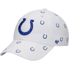 Indianapolis Colts '47 Women's Confetti Clean Up Adjustable Hat - White discount