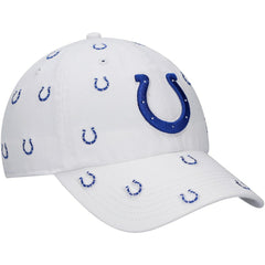 Indianapolis Colts '47 Women's Confetti Clean Up Adjustable Hat - White discount