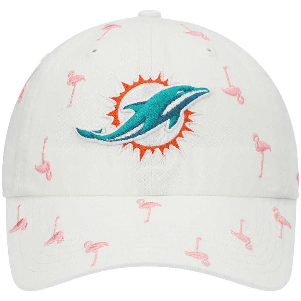 Miami Dolphins '47 Women's Confetti Clean Up Adjustable Hat - White online