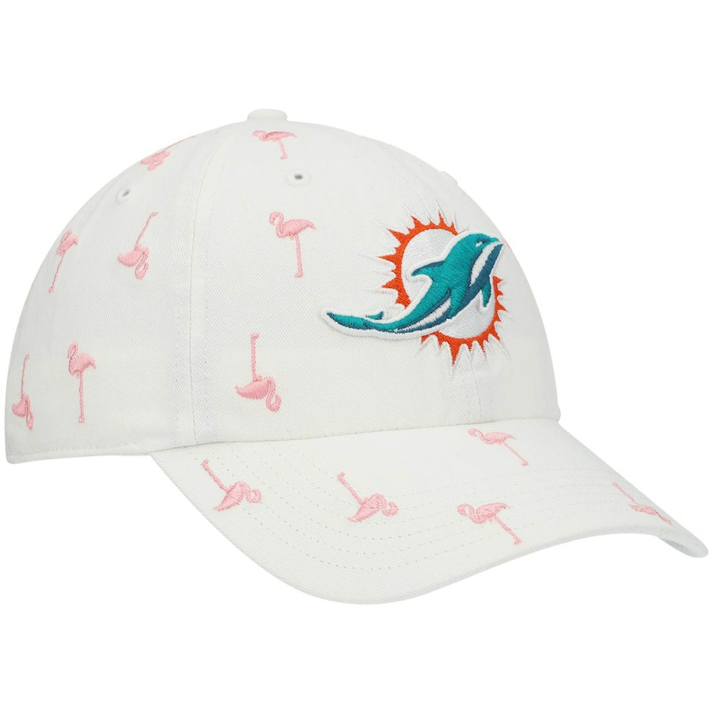 Miami Dolphins '47 Women's Confetti Clean Up Adjustable Hat - White online