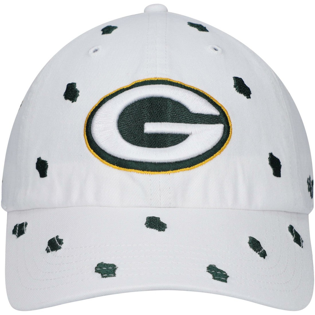 Green Bay Packers '47 Women's Confetti Clean Up Adjustable Hat - White online