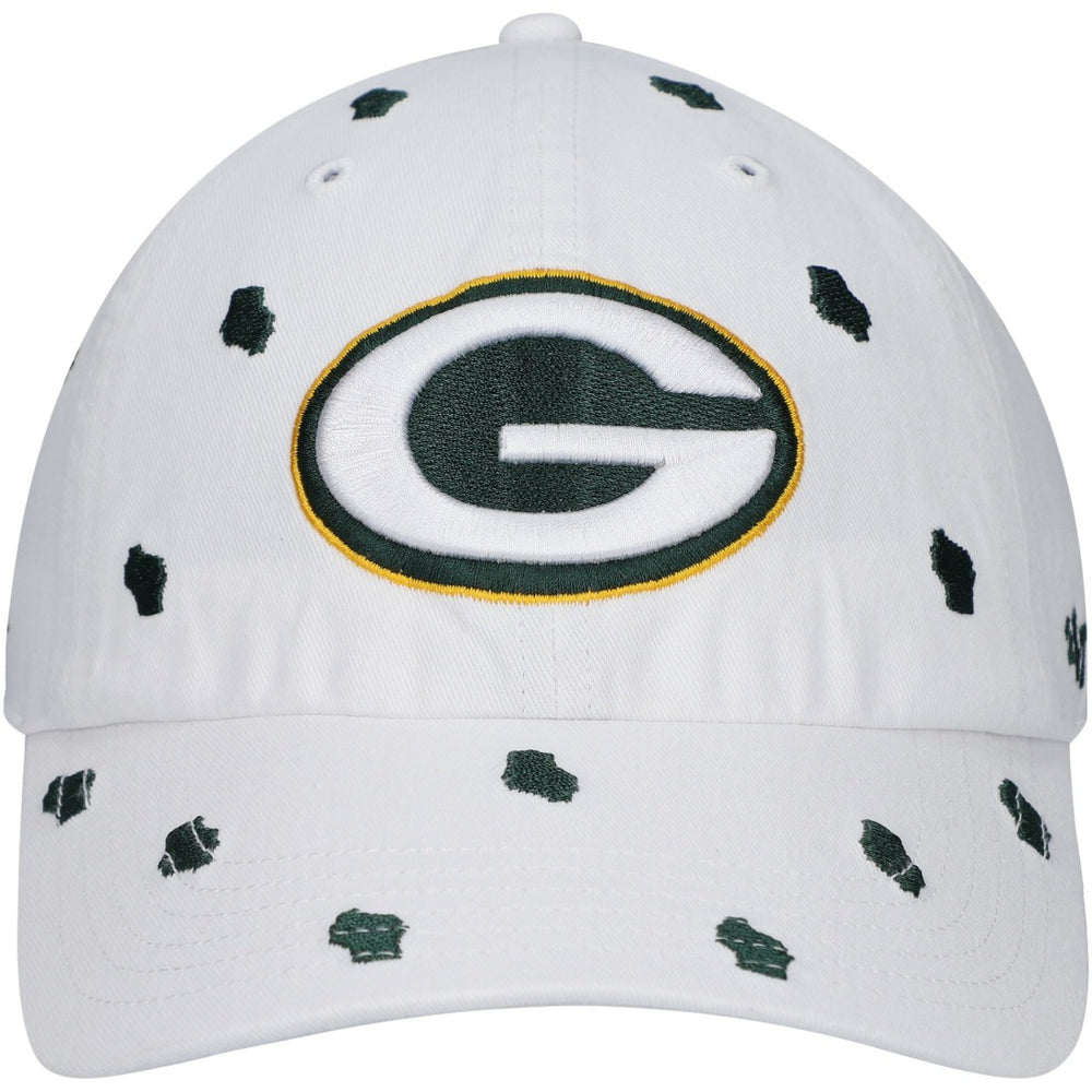Green Bay Packers '47 Women's Confetti Clean Up Adjustable Hat - White online