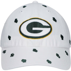 Green Bay Packers '47 Women's Confetti Clean Up Adjustable Hat - White online