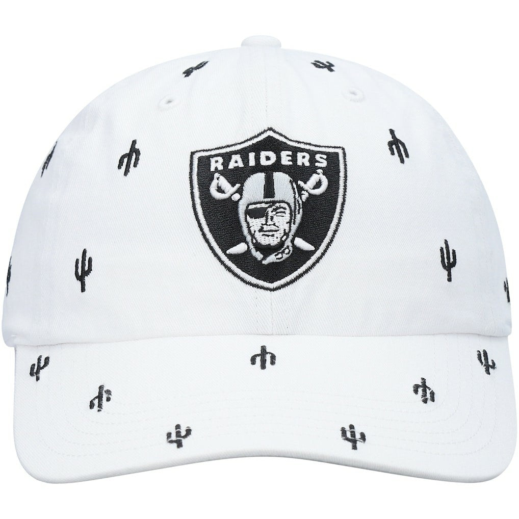 Las Vegas Raiders '47 Women's Confetti Clean Up Adjustable Hat - White on sale