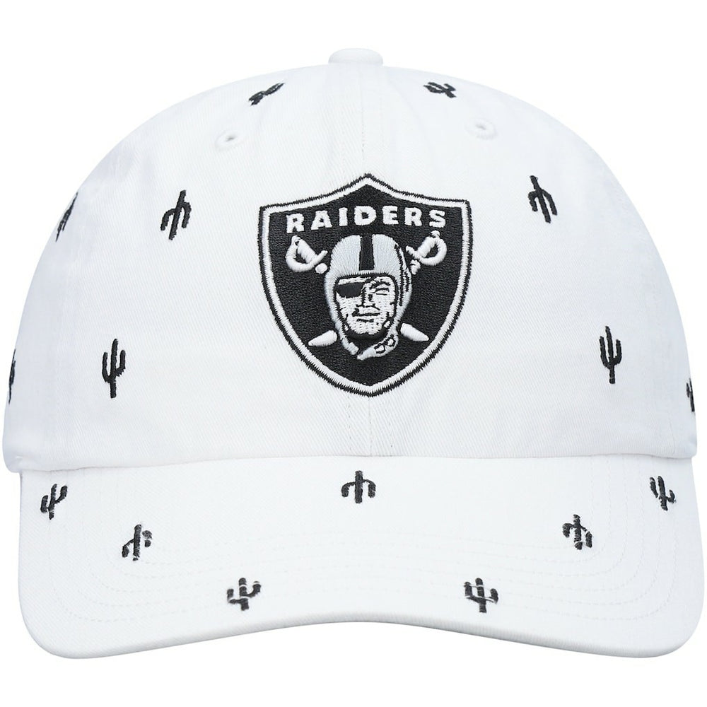 Las Vegas Raiders '47 Women's Confetti Clean Up Adjustable Hat - White on sale