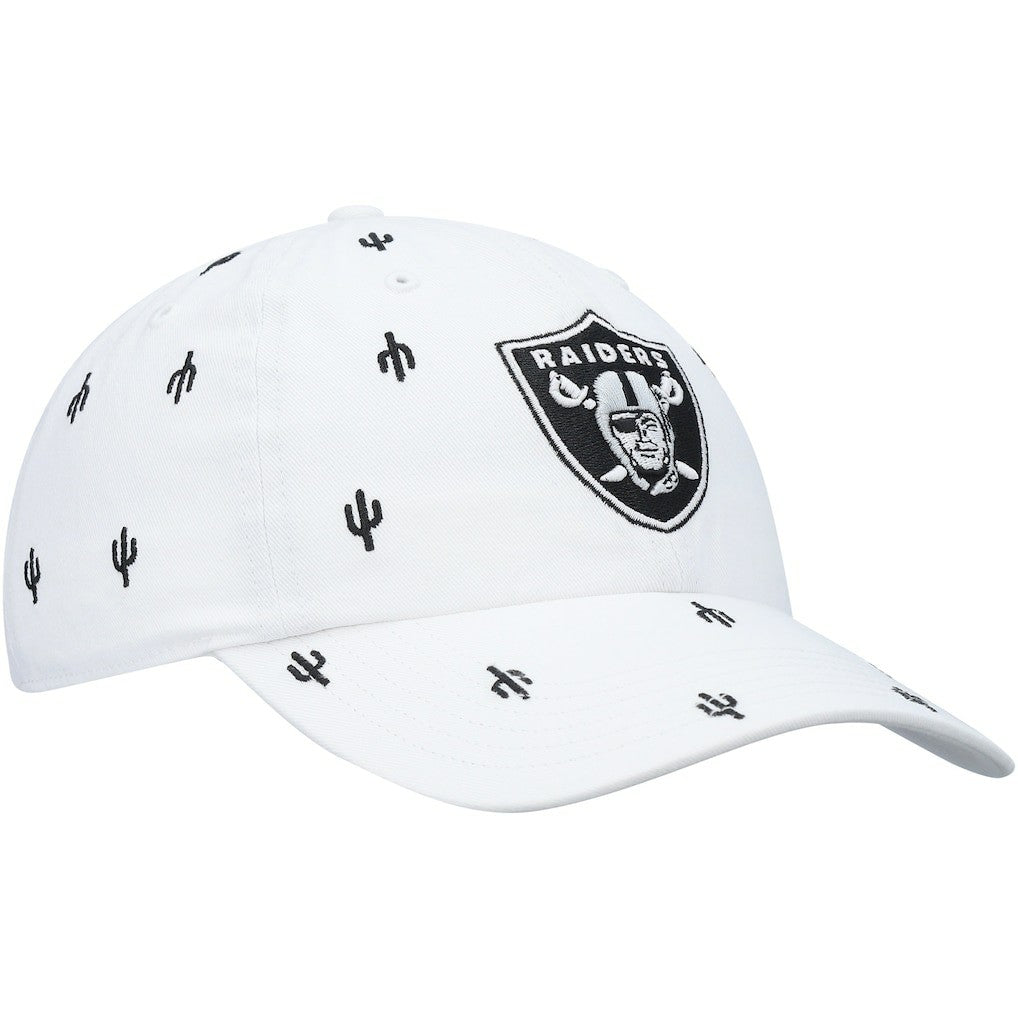 Las Vegas Raiders '47 Women's Confetti Clean Up Adjustable Hat - White on sale