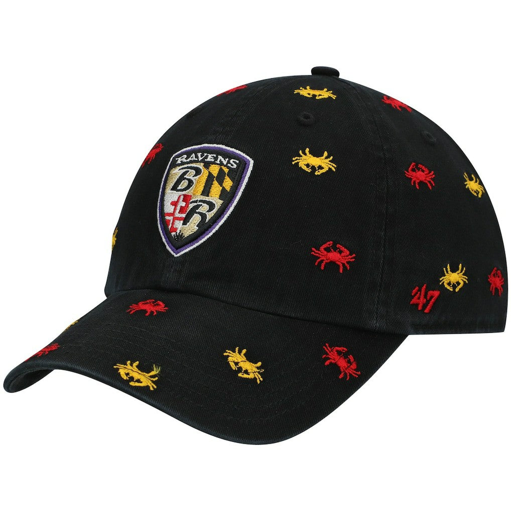 Baltimore Ravens '47 Women's Confetti Clean Up Adjustable Hat - Black online