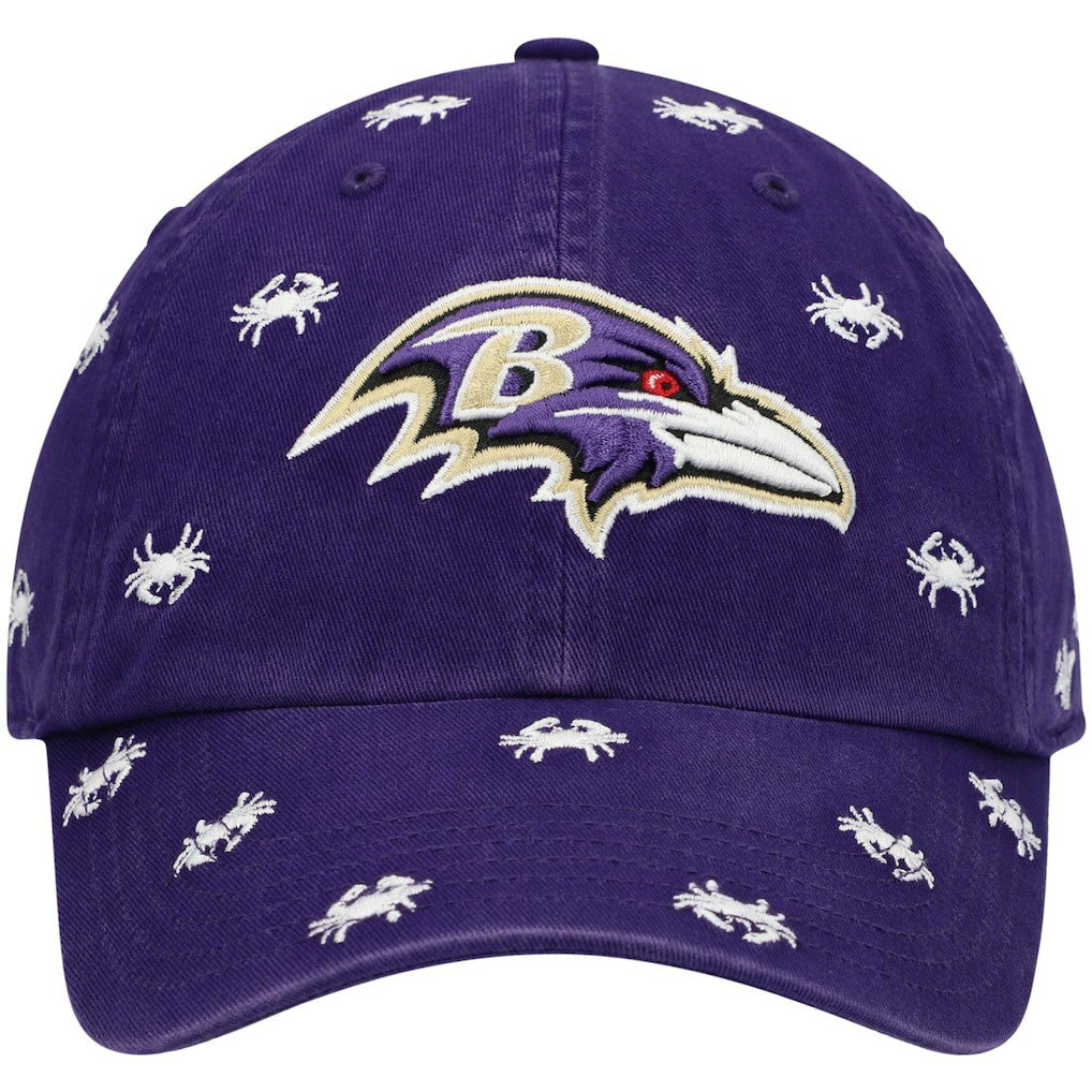 Baltimore Ravens '47 Women's Confetti Clean Up Adjustable Hat - Purple for sale