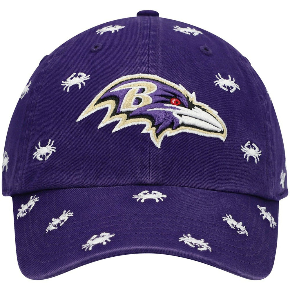 Baltimore Ravens '47 Women's Confetti Clean Up Adjustable Hat - Purple for sale