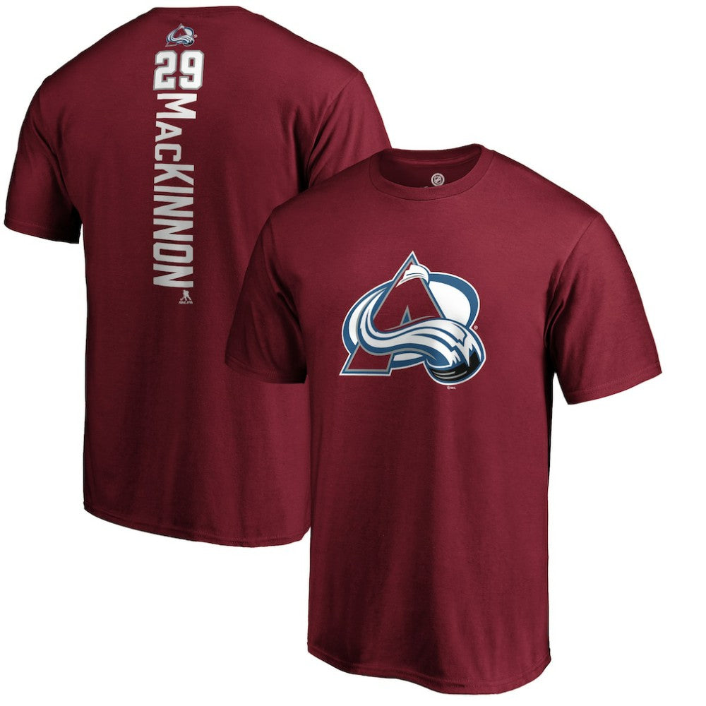 Nathan MacKinnon Colorado Avalanche Playmaker T-Shirt - Garnet T-shirts
