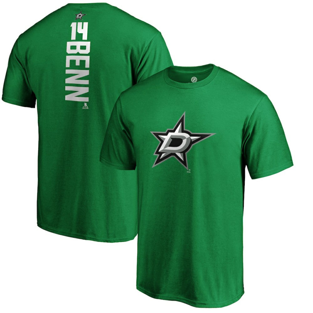 Jamie Benn Dallas Stars Playmaker T-Shirt - Kelly Green T-shirts
