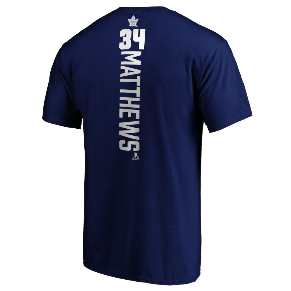 Auston Matthews Toronto Maple Leafs Playmaker T-Shirt - Royal T-shirts