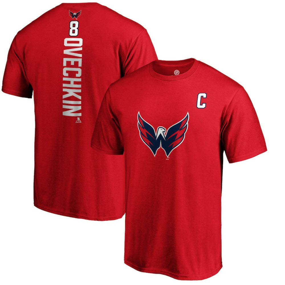 Alexander Ovechkin Washington Capitals Playmaker T-Shirt - Red T-shirts