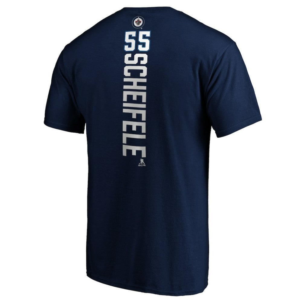 Mark Scheifele Winnipeg Jets Playmaker T-Shirt - Navy T-shirts