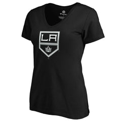 Anze Kopitar Los Angeles Kings Women's Playmaker V-Neck T-Shirt - Black T-shirts